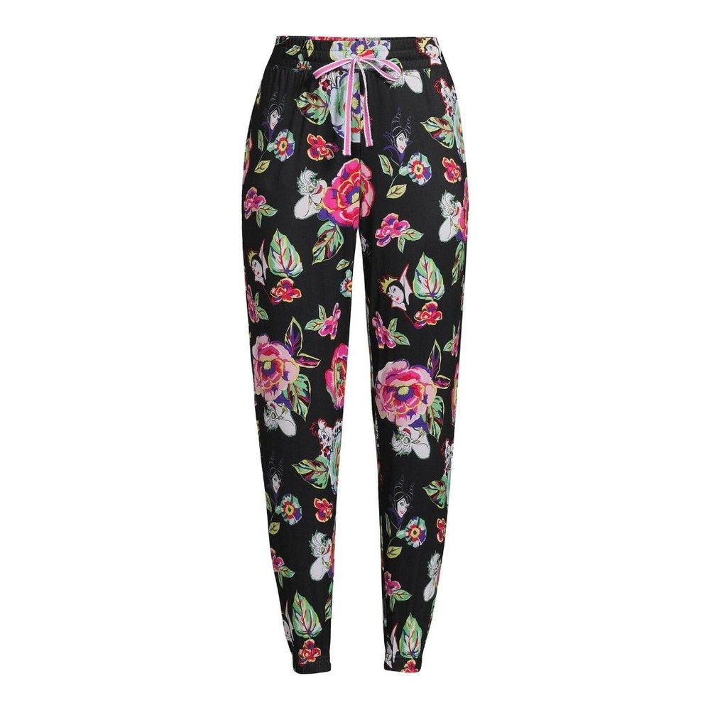 Disney Villains Women's Sleep Joggers XS (Ursula, Evil Queen, Maleficent)